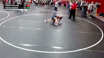 120 lbs 3rd Place Match - Kenneth Richards, Fighting Squirrels Wrestling Club vs Trevor Harrison, Snake River Wrestling Club