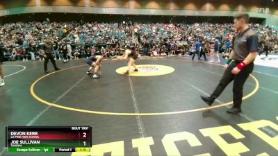 144 lbs Semifinal - Devon Kerr, La Pine High School vs Joe Sullivan, Tahoma