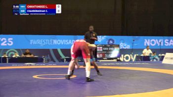 79 kg Qualif. - Luka Chkhitunidze, Georgia vs Chandermohan Chandermohan, India