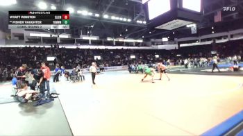 150 lbs Cons. Round 2 - Wyatt Winston, Ellensburg vs Fisher Vaughter, Tumwater