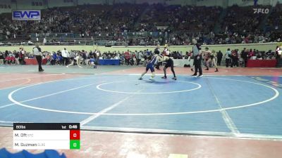 80 lbs Consi Of 16 #1 - Mylz Oft, Sallisaw Takedown Club vs Marcus Guzman, El Reno