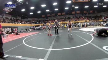 76 lbs Rr Rnd 2 - Beau Ferrell, Weatherford Youth Wrestling vs Slayde Snow, Hinton Takedown Club