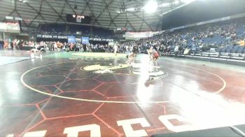 132 lbs Round 2 - Jeffrey Johnson, Camas Wrestling Club vs Landon Ramos, Thunder Mountain Wrestling