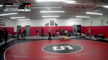 152 lbs Cons. Round 2 - Jeremiah Johnson, Corry Area Hs vs Josh Schleicher, Marion Center Area Hs