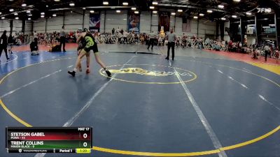 130 lbs Rd# 9- 2:15pm Saturday Final Pool - Stetson Gabel, POWA vs Trent Collins, Minion Black