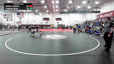 120 lbs Semifinal - Bradey Jonasch, Killingly vs Jameson Grant, Bacon Academy