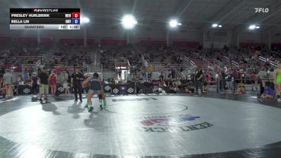 155 lbs Quarters - Presley Hurlbrink, West Virginia vs Bella Lin, Orange Fire