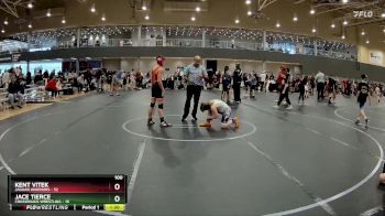 100 lbs Round 4 (6 Team) - Kent Vitek, Jaguar Warriors vs Jace Tierce, Crossroads Wrestling