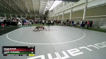 157 lbs Cons. Round 4 - Kyler Buhler, Herriman vs Daniel Schraedel, Davis