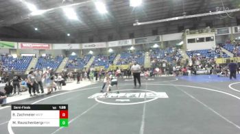 116 lbs Semifinal - Beckham Zachmeier, Matpac WC vs Mason Rauschenberger, Pomona Elite