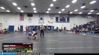 197 lbs Cons. Round 2 - Frank Milella, Cornell College vs Kurtis Modlin, Dubuque