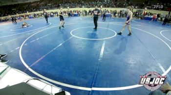 132 lbs Consi Of 8 #2 - Clint Longanacre, Chickasha Youth Wrestling vs Tyler Bryson, Team Choctaw