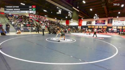 120 lbs Semifinal - Dominic Munoz, Northview vs Josiah Leyvas, La Serna