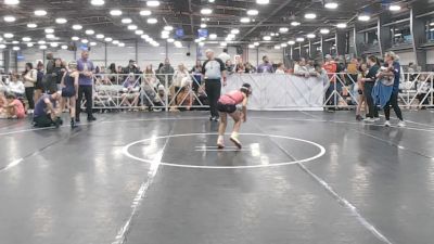 80 lbs Round 3 (4:30pm Friday) - Aria Bushaw, Lady Reapers vs Melissa Book, NCWAY National Team