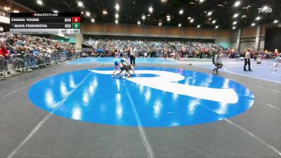 125 lbs Champ. Round 3 - Maya Fiodorova, Reed vs Chiara Young, Del Oro