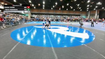 125 lbs Champ. Round 3 - Maya Fiodorova, Reed vs Chiara Young, Del Oro