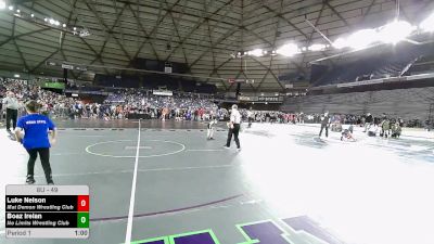 49 lbs Cons. Sub-rd Of 16 - Luke Nelson, Mat Demon Wrestling Club vs Boaz Irelan, No Limits Wrestling Club