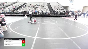 78-M lbs Consi Of 8 #1 - Gage DiNiglio, Vineland vs Nicholas Pierro, Hawthorne