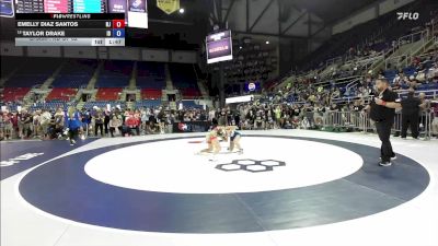105 lbs Champ. Rd Of 32 - Emelly Diaz Santos, NJ vs Taylor Drake, ID