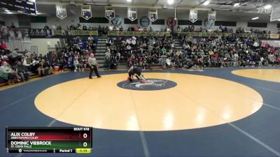 132 lbs Cons. Round 4 - Alix Colby, Abbotsford/Colby vs Dominic Viebrock, St. Croix Falls