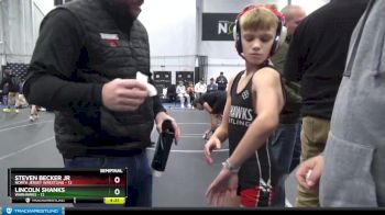 72 lbs Semis (4 Team) - Lincoln Shanks, Warhawks vs Steven Becker JR, North Jersey Wrestling