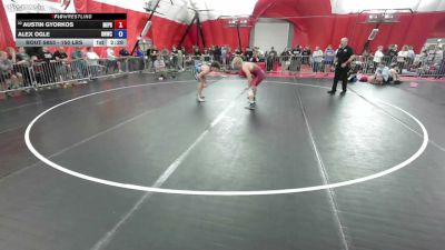 150 lbs Cons. Sub-quarters - Austin Gyorkos, Michigan Premier vs Alex Ogle, No Nonsense Wrestling Club
