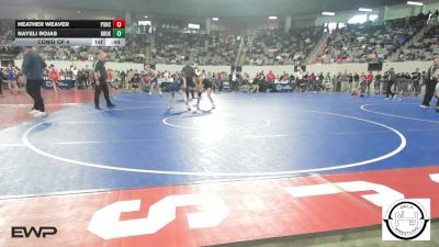 94 lbs Consi Of 4 - Heather Weaver, Ponca City LadyCat Wrestling vs Nayeli Rojas, Broken Arrow Girls Junior High