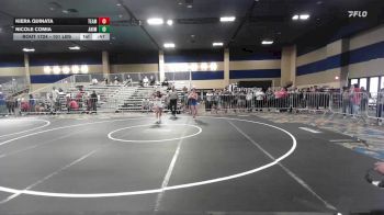 101 lbs Consi Of 16 #2 - Kiera Quinata, Team Aggression vs Nicole Comia, Animal House