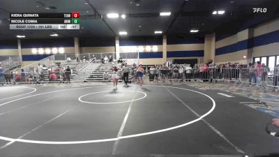 101 lbs Consi Of 16 #2 - Kiera Quinata, Team Aggression vs Nicole Comia, Animal House