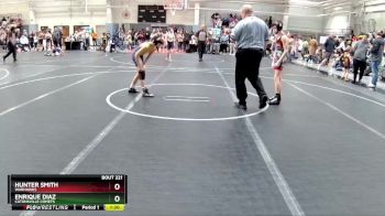 85 lbs Quarterfinal - Hunter Smith, Warhawks vs Enrique Diaz, Catonsville Comets