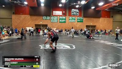 174 lbs Cons. Round 3 - Benjamin Valencia, Palomar vs Zach Harkey, Cerritos