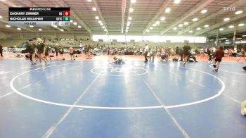 142 lbs Quarterfinal - Zachary Zimmer, Ohio Gold vs Nicholas Kelleher, Team Gotcha National