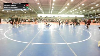 142 lbs Quarterfinal - Zachary Zimmer, Ohio Gold vs Nicholas Kelleher, Team Gotcha National