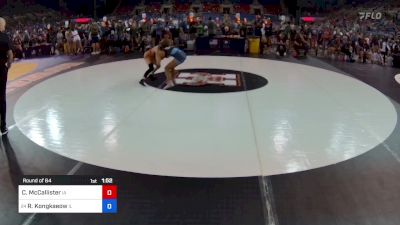 106 lbs Round Of 64 - Cassidy McCallister, IA vs Riley Kongkaeow, IL