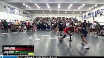120 lbs Champ. Round 2 - Michael Del Pilar, Woodbridge High vs Daniel Jaime, Santa Ana Wrestling