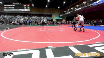 182 lbs Consi Of 8 #1 - Ryder Beason, Golden Hawks Wrestling Club vs Noah Hughes, Estacada