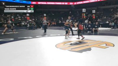 190 lbs Consi Of 16 #2 - Tasi Maumausolo Matagi, Nipomo (CS) vs Diana Duarte, San Marcos (SD)