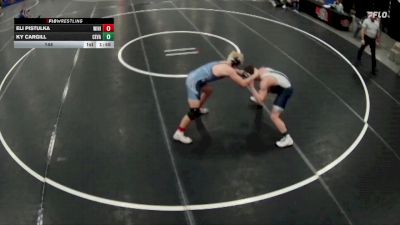 144 lbs Semis & 1st Wrestleback (8 Team) - Ky Cargill, Central Valley vs Eli Pistulka, Wilcox-Hildreth