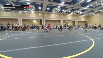 78 lbs Quarterfinal - Ryker Johnson, Eastern Oregon Elite vs Burl Dull, Cats WC
