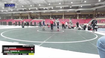 76 lbs 3rd Place Match - Daniel Morgas, Iii, Maverick Elite vs Cole Johnson, Black Fox