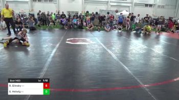 90-J lbs Quarterfinal - Raymond Glinsky, NY vs Gunnar Helwig, WI