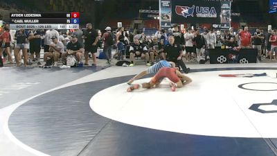 126 lbs Cons. Rd Of 16 - Ayden Ledesma, Ohio vs Cael Muller, Pennsylvania