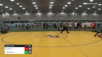 285 lbs Quarterfinal - Michael Roath, Elite Athletic Club Liberty vs Jaekell Springer, Yale Street