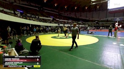 National 6-8 110 Cons. Round 3 - Jackson Nofplot, Norfolk Christian vs Jakob Thomas, Powhatan Youth Wrestling Club