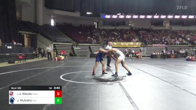 184 lbs Round Of 64 - Justin Nieves, Fresno State WC vs Jack Mulcahy, Penn State WC