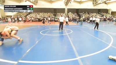 115-H lbs Consi Of 16 #2 - Kevin Collins, Mattituck-Greenport-Southold vs Sebastian Cantarero, Vougar's Honors Wrestling