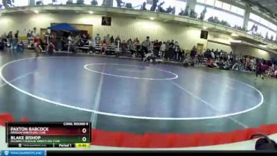 98 lbs Cons. Round 6 - Paxton Babcock, Dragon Wrestling Club vs Blake Bishop, Maurer Coughlin Wrestling Club