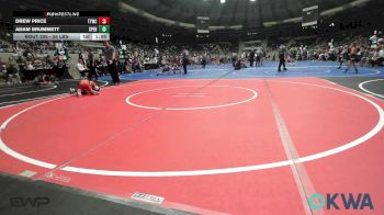 55 lbs Quarterfinal - Drew Price, Team Tulsa Wrestling Club vs Adam Brummett, Sperry Wrestling Club