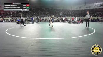 G6A-110 lbs 3rd Place Match - Hannah Silvers, Grove-Girls vs Brooklynn Huggins, El Reno-Girls