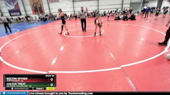 130 lbs Rd# 8- 12:30pm Saturday Final Pool - Colton Treat, Oklahoma Outlaws Red vs Kolton Wymer, Team Michigan